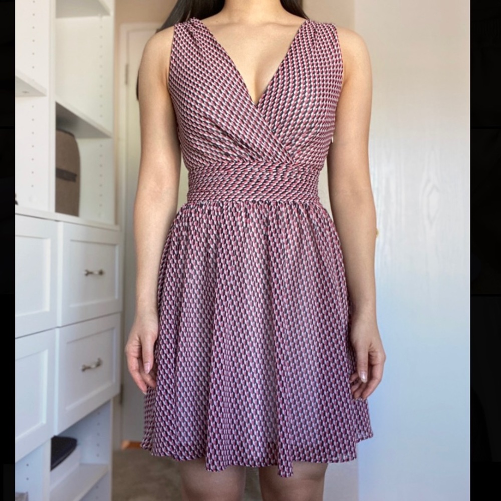Wrap mini dress